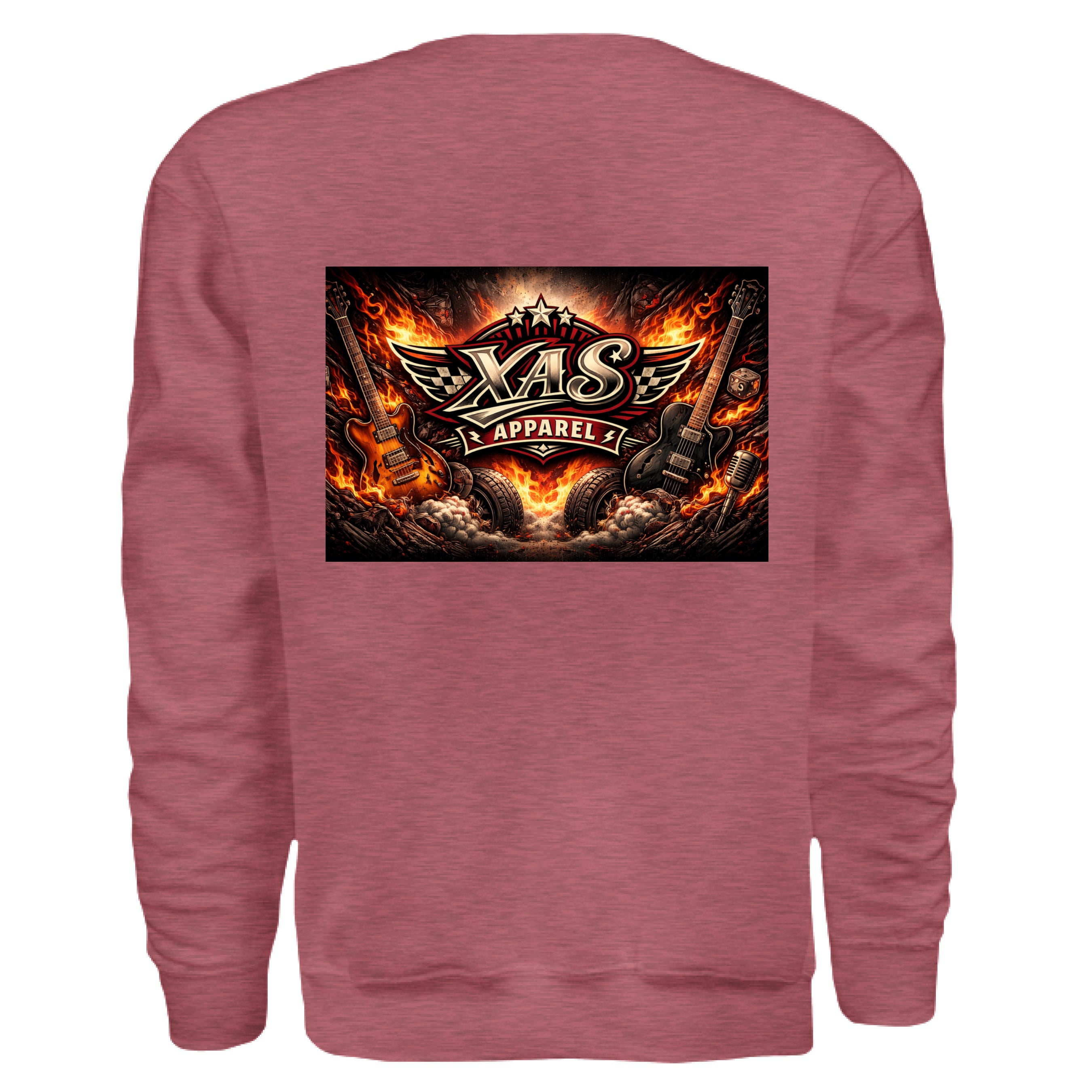 Heather Sport Scarlet Red - BACK