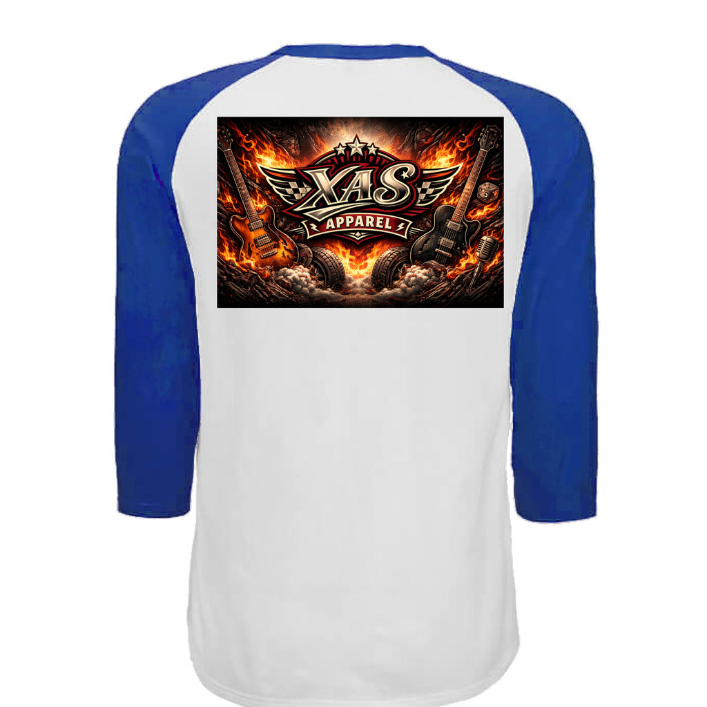 WHITE / ROYAL - BACK