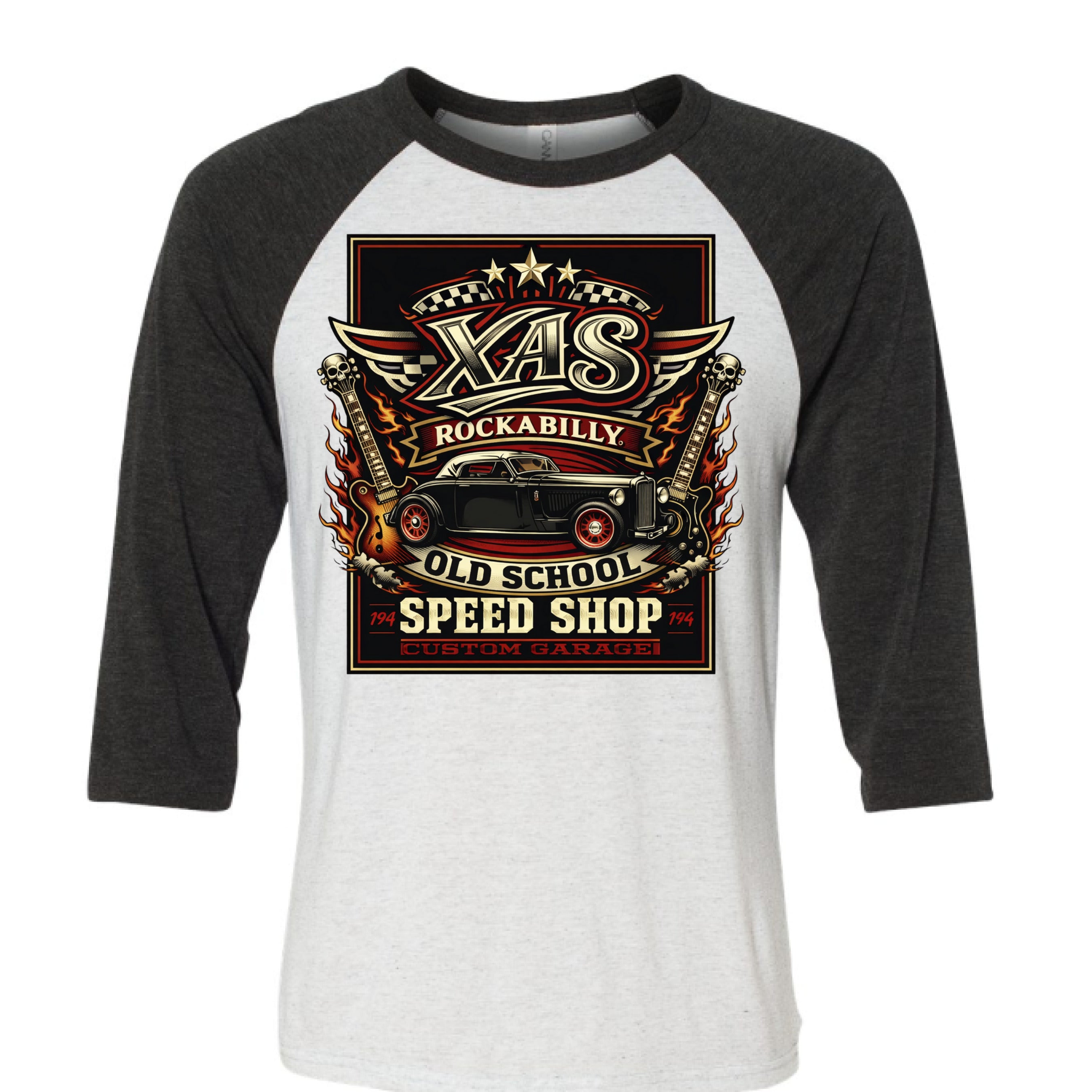 WHT FLCK/CHAR TRIBLND - FRONT